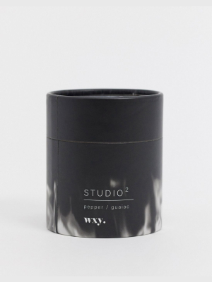 Wxy Studio 2 Concrete Candle In Pepper Guaiac 170g