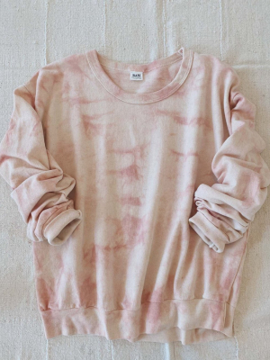Organic Sweatshirt In Rose