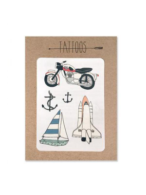 Moto Temporary Tattoos