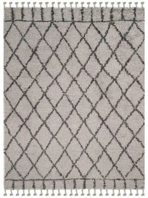 Casablanca Diamond Gray/dark Gray Area Rug