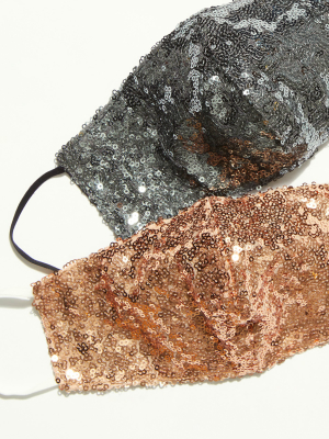 Sequin Shimmer Mask