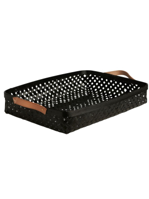 Large Sporta Basket In Black