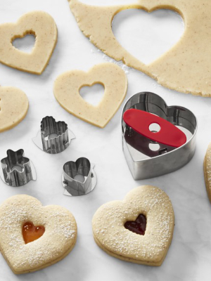 Heart Linzer Cookie Cutter, Set Of 3