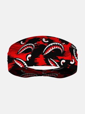 War Shark Red Hyena Headband