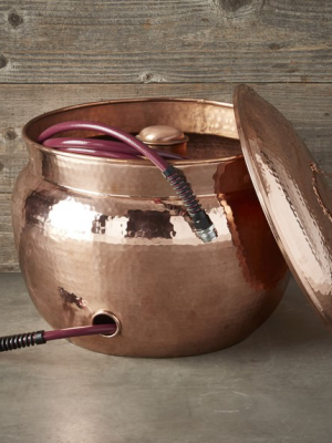 Copper Hose Container