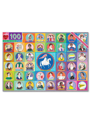 Eeboo Votes For Women 100 Piece Puzzle