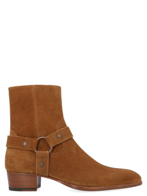 Saint Laurent Harness Ankle Boots