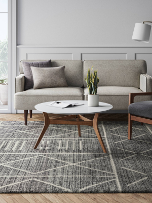 Marina Modern Geometric Rug Gray - Project 62™