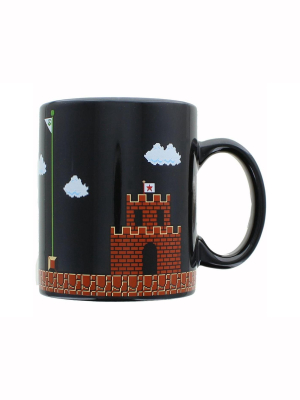 Just Funky Super Mario Collectibles | Super Mario 8-bit Boss Black Ceramic Coffee Mug