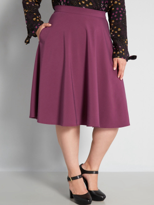 Just This Sway A-line Skirt