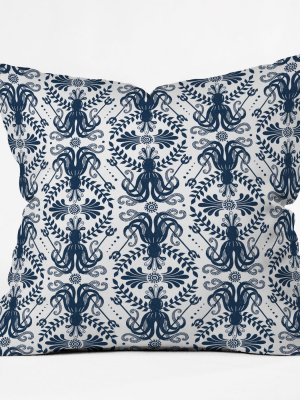 Heather Dutton Mythos Oceanic Oversize Square Throw Pillow Blue - Deny Designs