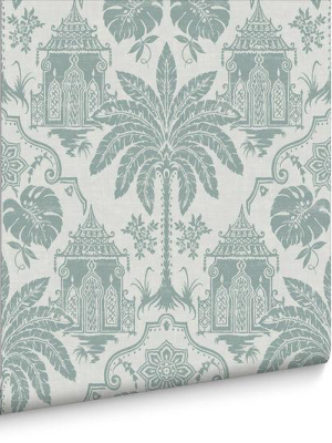 Imperial Wallpaper In Green From The Exclusives Collection By Graham & Brown