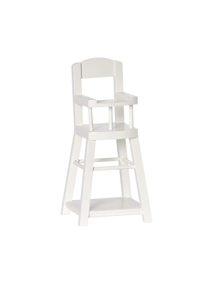 Maileg High Chair For Baby Mouse Micro White