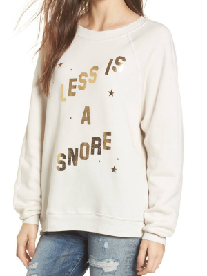 Wildfox Less Is A Snore Sommers Sweater