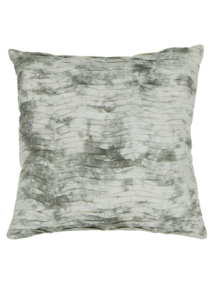 Cotton Pillow In Light Grey