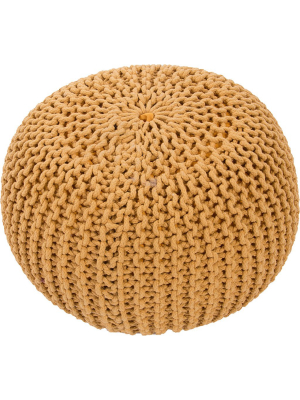 Spectrum Dusty Gold Pouf