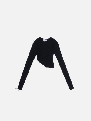 Sami Miro Vintage Asymmetric Long Sleeve - Black