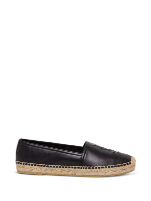 Saint Laurent Monogram Embossed Espadrilles