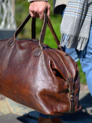 Benedict Weekend Bag - Titan Milled Brown