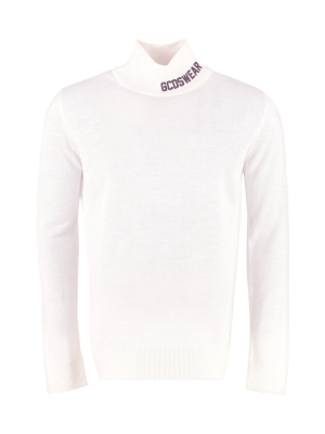 Gcds Logo Embroidered Turtleneck Jumper