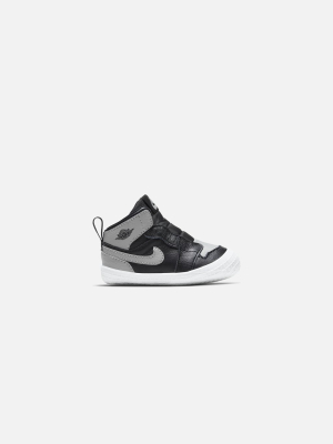 Nike Crib Air Jordan 1 - Black / Neck Gray / White