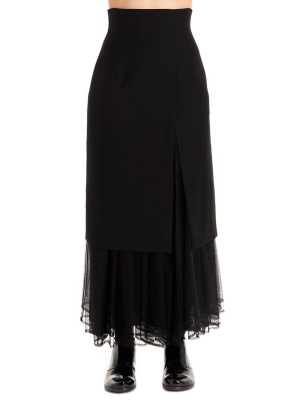 Comme Des Garçons X Noir Kei Ninomiya Layered Skirt