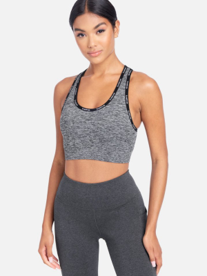 Bebe Sport Mini Logo Sports Bra