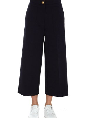 Pinko Wide-leg Cropped Trousers