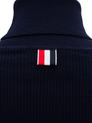 Thom Browne Turtleneck Ribbed Jumper