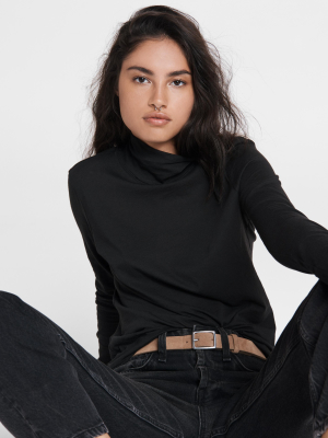 Gaia Jersey Turtleneck