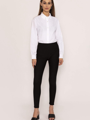 Ponte Leggings In Black