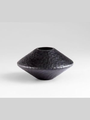 Round Lava Vase