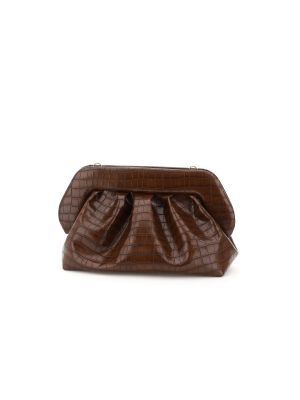 Themoirè Bios Embossed Clutch Bag