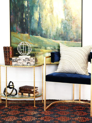 Louie Side Table Gold Leaf