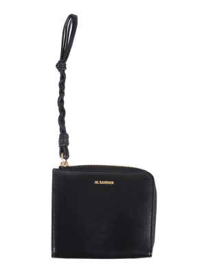 Jil Sander Braided Handle Wallet