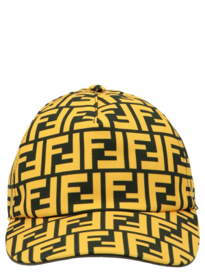 Fendi Ff Motif Baseball Cap