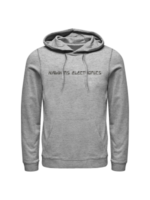 Men's Stranger Things Hawkins Electronics Logo Pull Over Hoodie