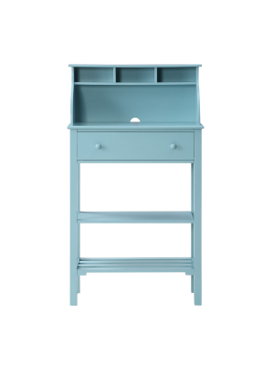 Designs2go Office/ Kitchen Storage Desk Sea Foam Green - Johar Furniture