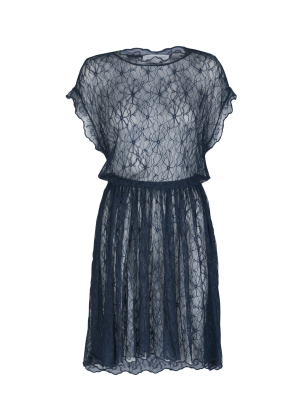 Audrey Lace Dress Midnight