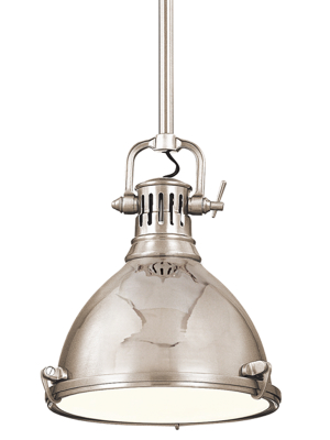 Hudson Valley Lighting Pelham Pendant - Polished Nickel & Polished Nickel