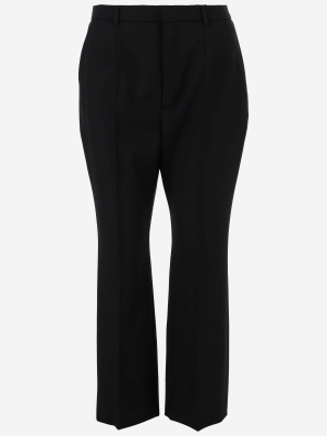 Saint Laurent Cropped Flared Pants