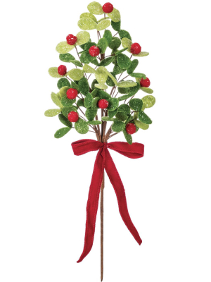 Sullivans Artificial Mistletoe Stem 20"h Green