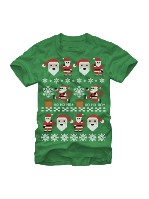 Men's Lost Gods Ugly Christmas Santa Claus T-shirt