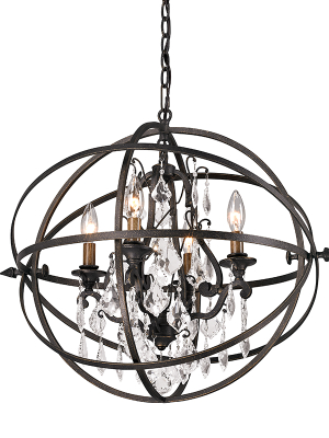 Byron Chandelier Small By Troy Lighting