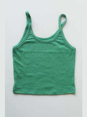 Crop Tank In Verdant