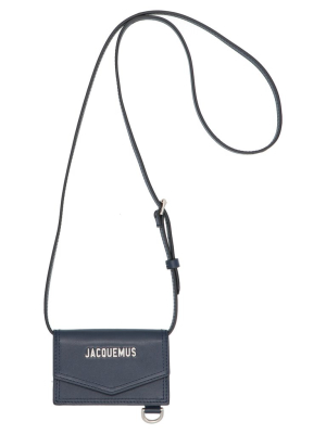 Jacquemus Le Porte Azur Strapped Flap Cardholder