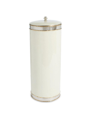 Julia Knight Cascade Toilet Tissue Covered Holder - 3 Available Colors