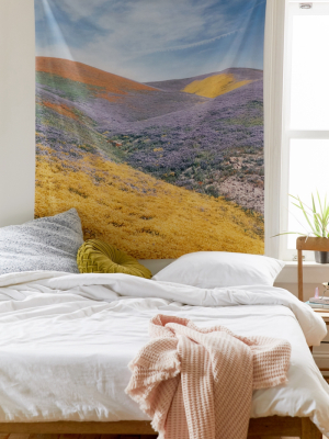 Kevin Russ For Deny Bloomtown California Tapestry