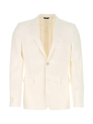 Fendi Single-breasted Button Embellished Blazer