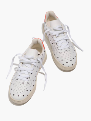 Madewell X Veja™ Leather V-10 Sneakers In Polka Dot